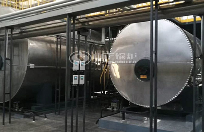 山東日照120萬大卡導熱油鍋爐項目