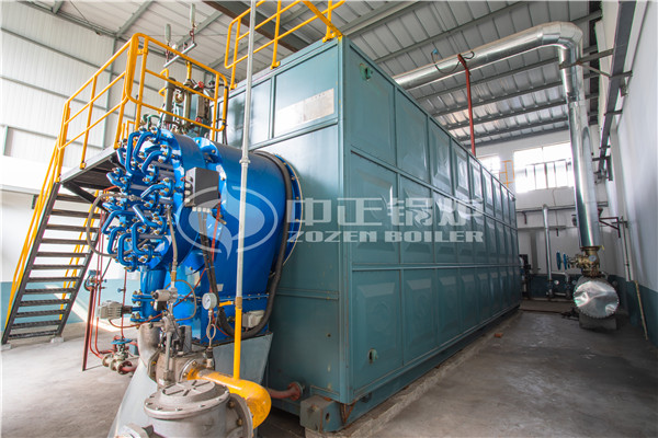 15噸WNS系列天燃氣蒸汽鍋爐項目