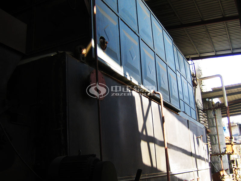 山東省青島市15噸鏈條爐排蒸汽鍋爐項目